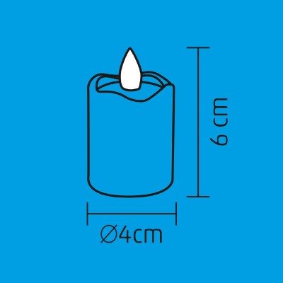 LED-es gyertya szett, 2 db - CDS 2